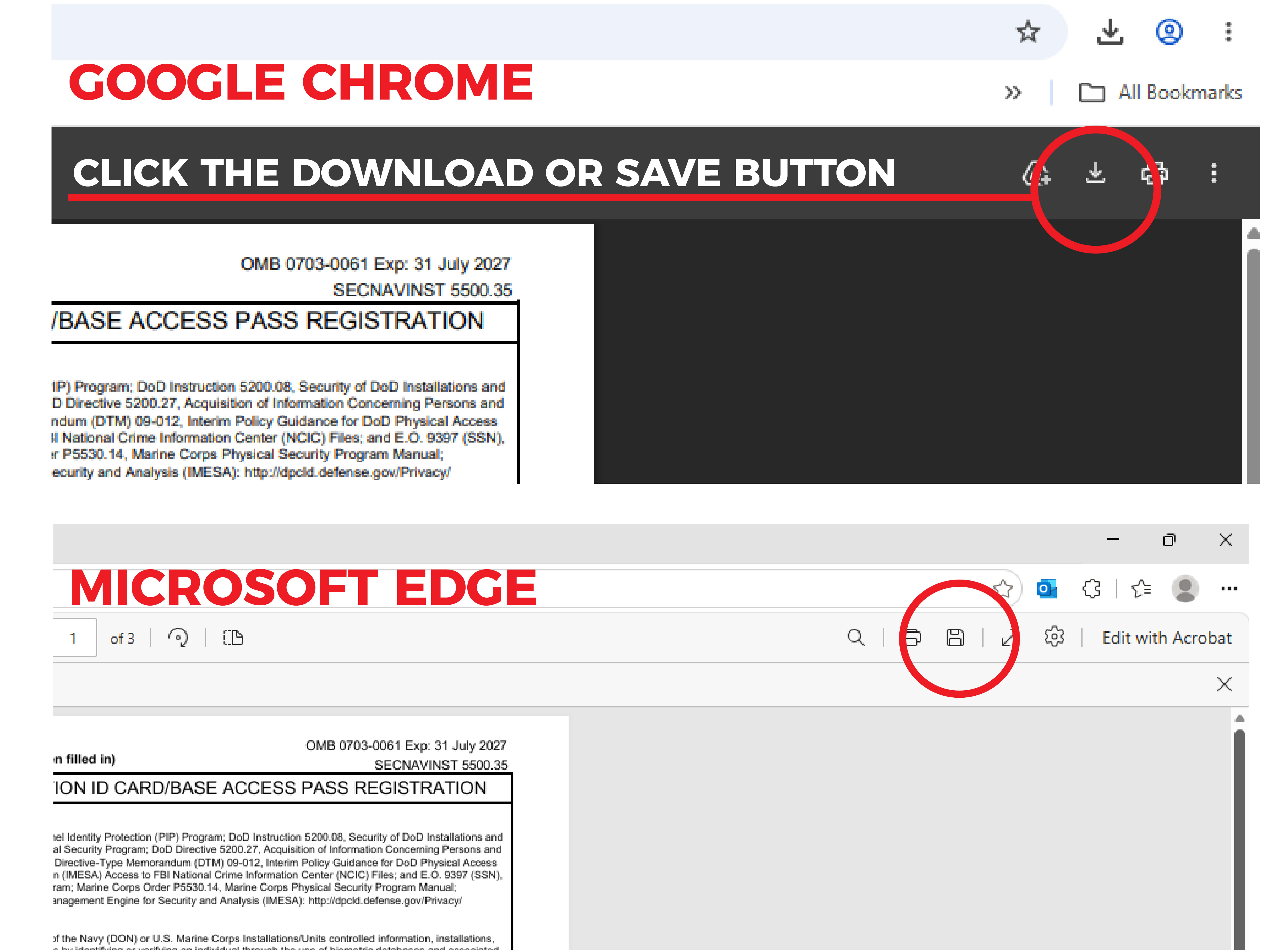 Browser Save