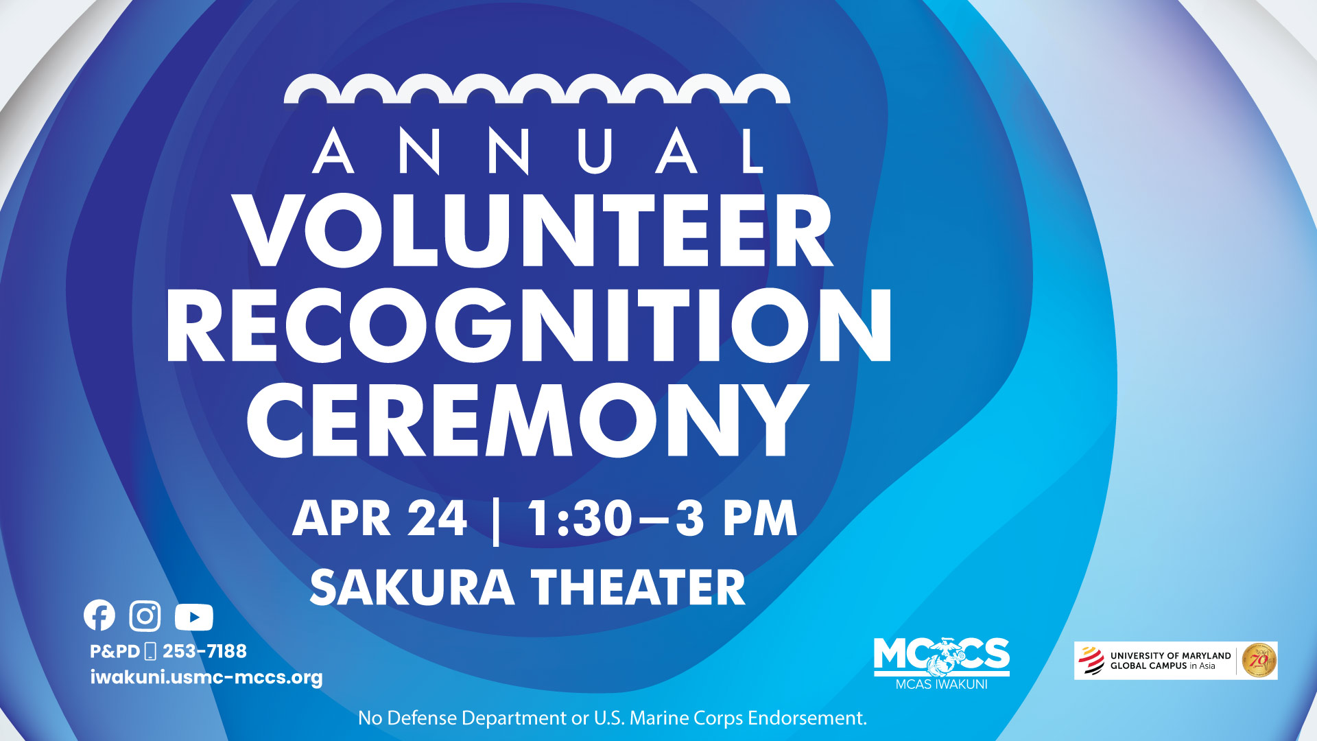 Annual Iwakuni Volunteer Recognition Ceremony