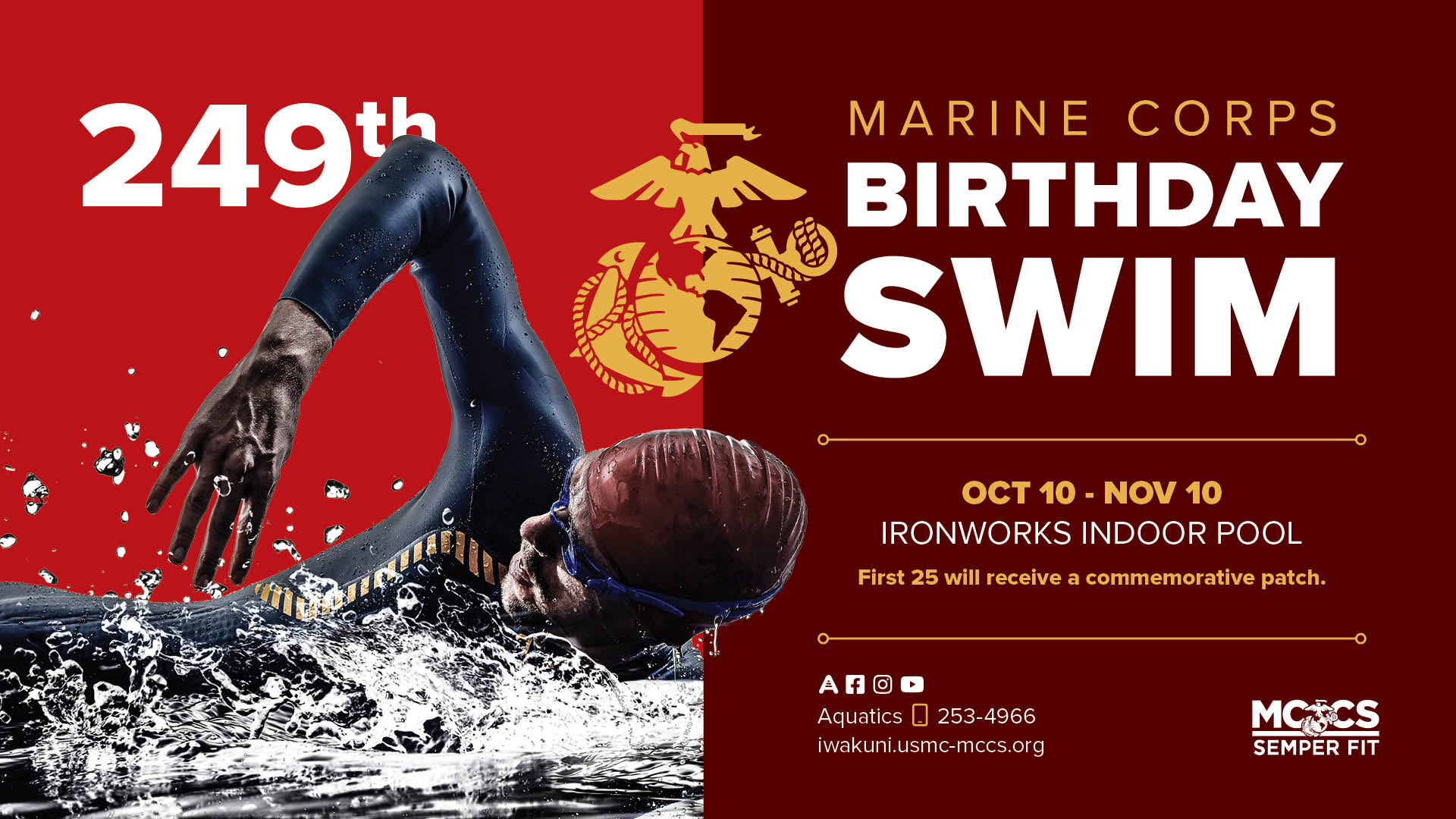 Marine Corps Birthday Swim