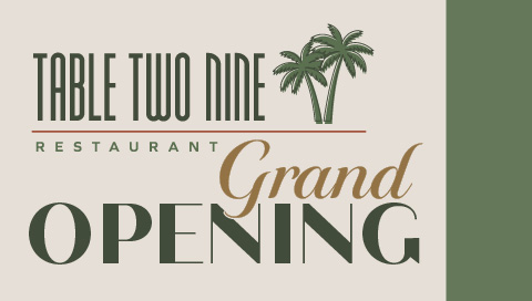 Table Two Nine Grand Opening