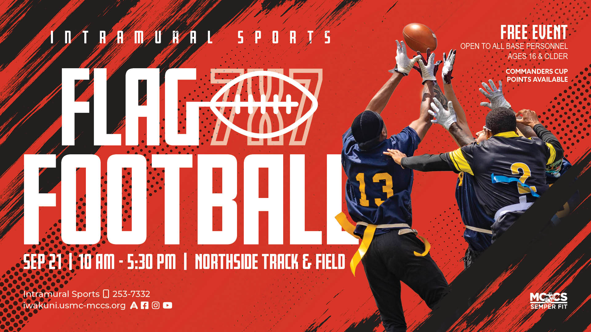 Intramural Sports 7v7 Flag Football Tournament 