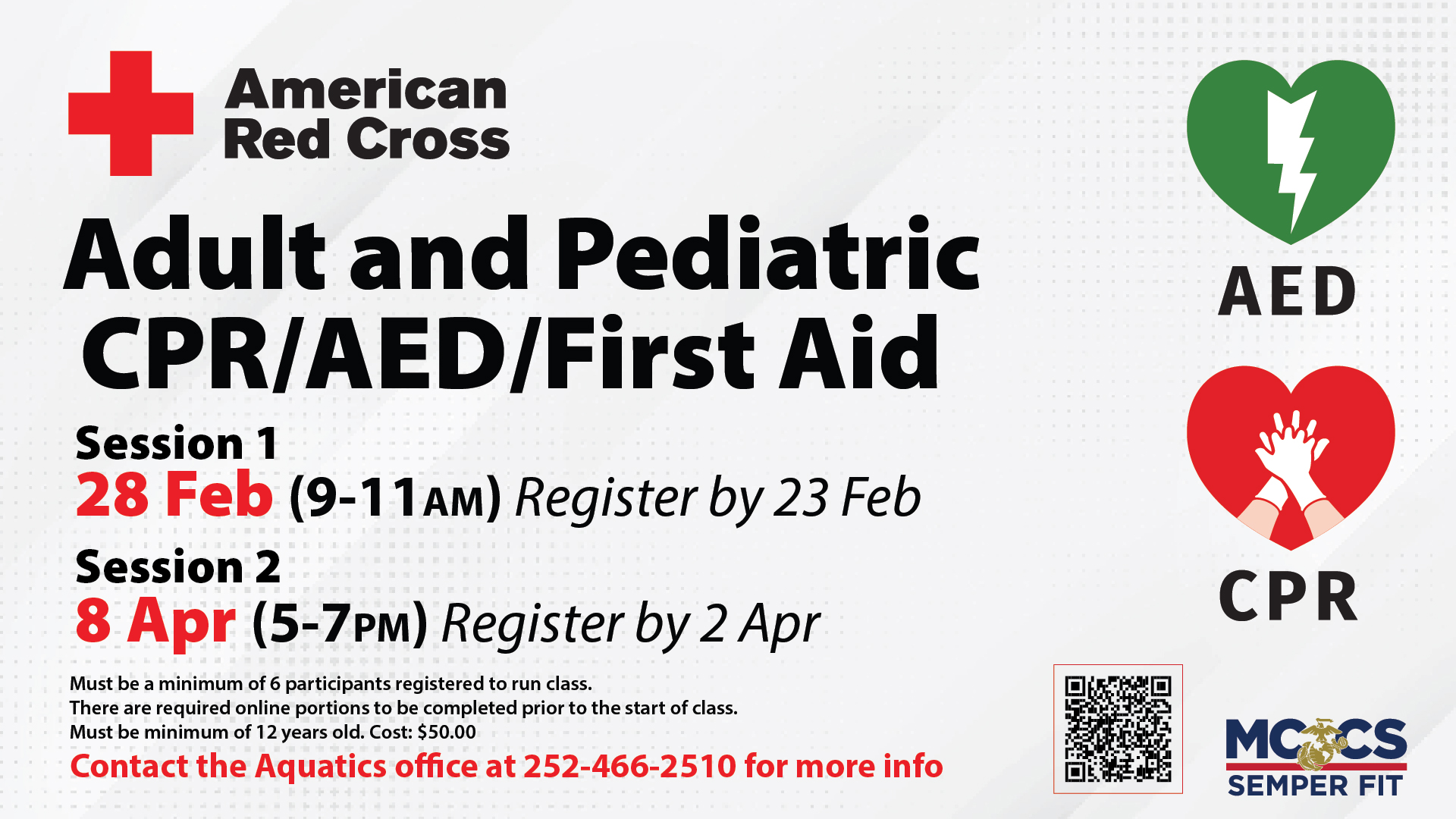 Adult and Pediatric CPR/AED/First Aid