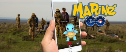 Marines Save the Day by Playing Pokemon Go