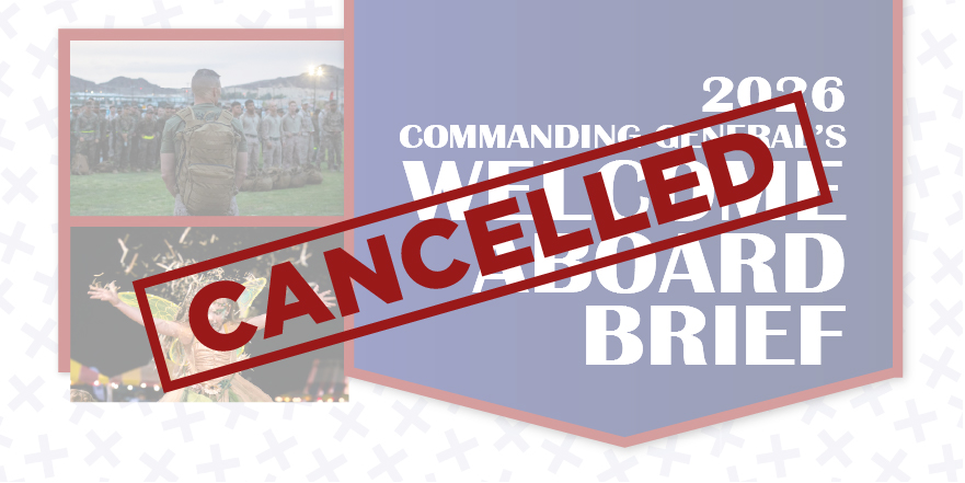 2025 Commanding General's Welcome Aboard Brief
