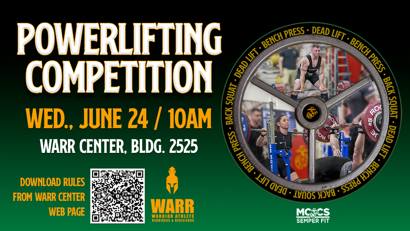 Powerlifting Competition - June 2026