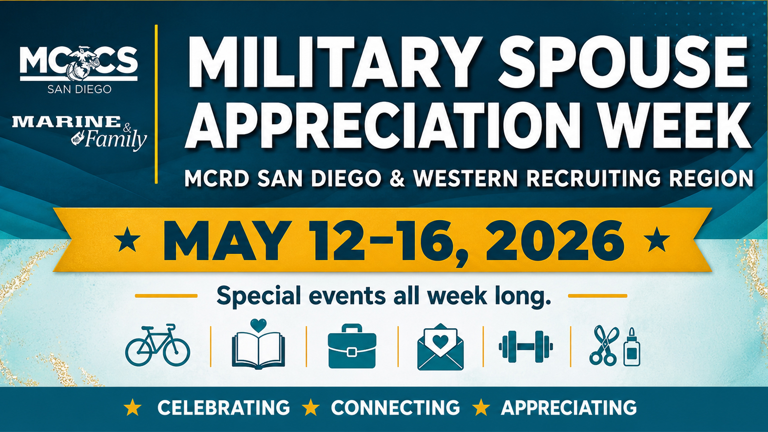 Military Spouse Appreciation Week on May 12 to 16