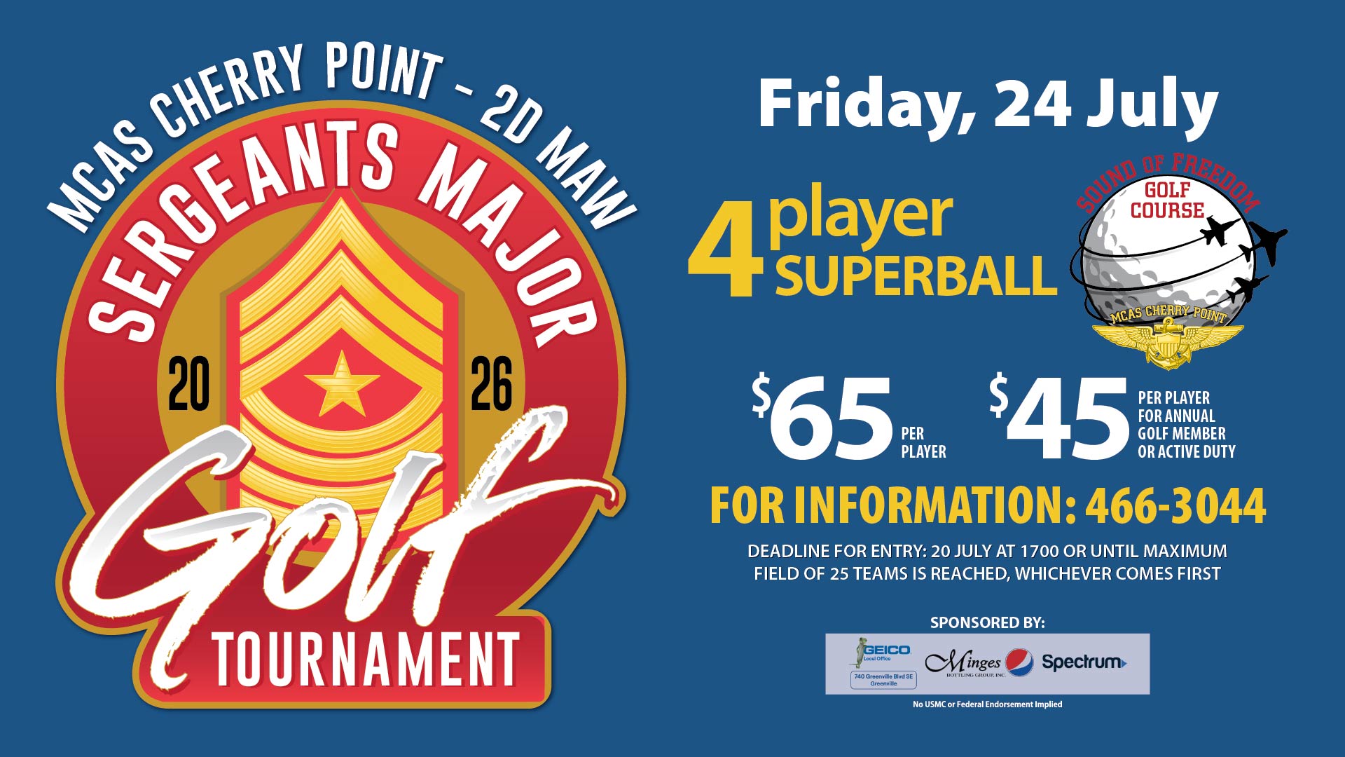 Sergeants Major Golf Tournament