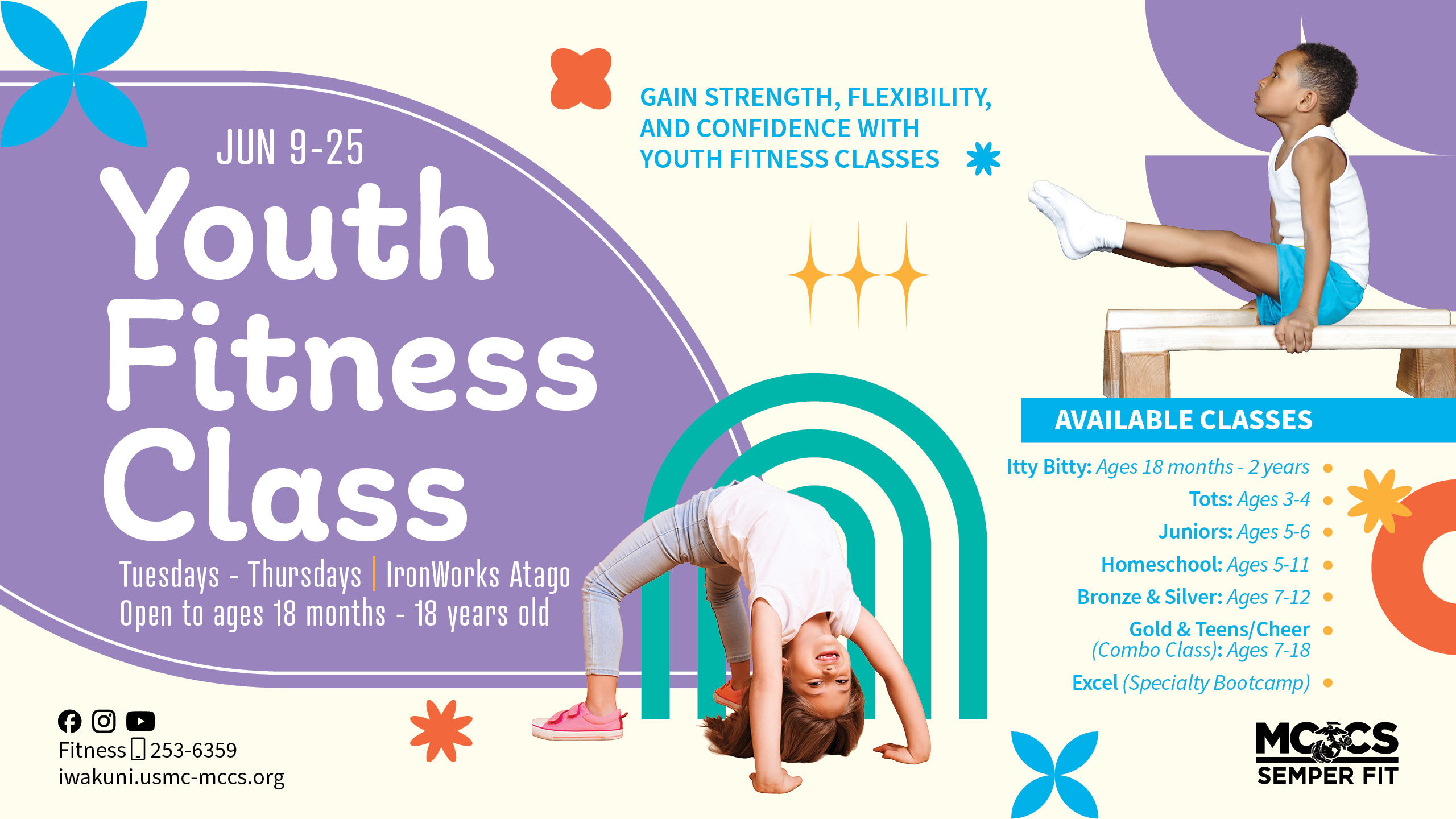 Youth Fitness Classes - June