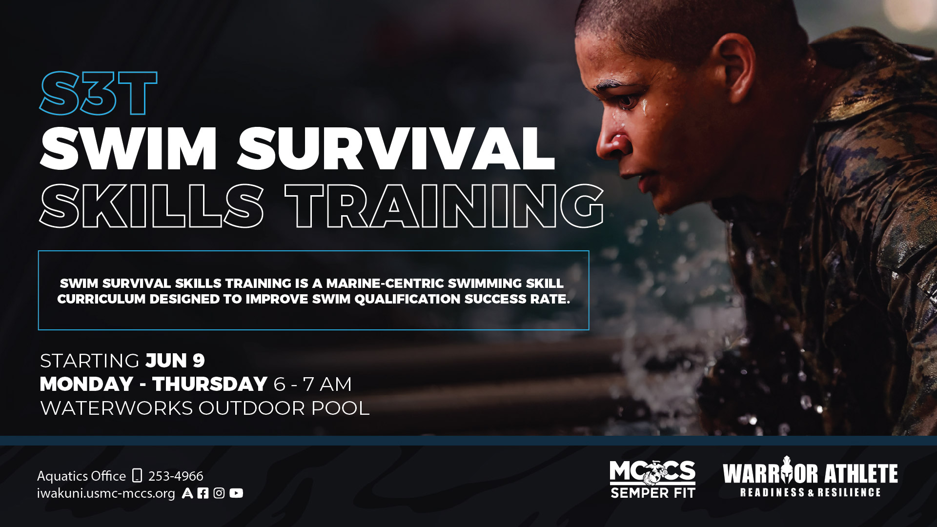 Active Duty Swim Program: Swim Survival Skills Training (S3T)