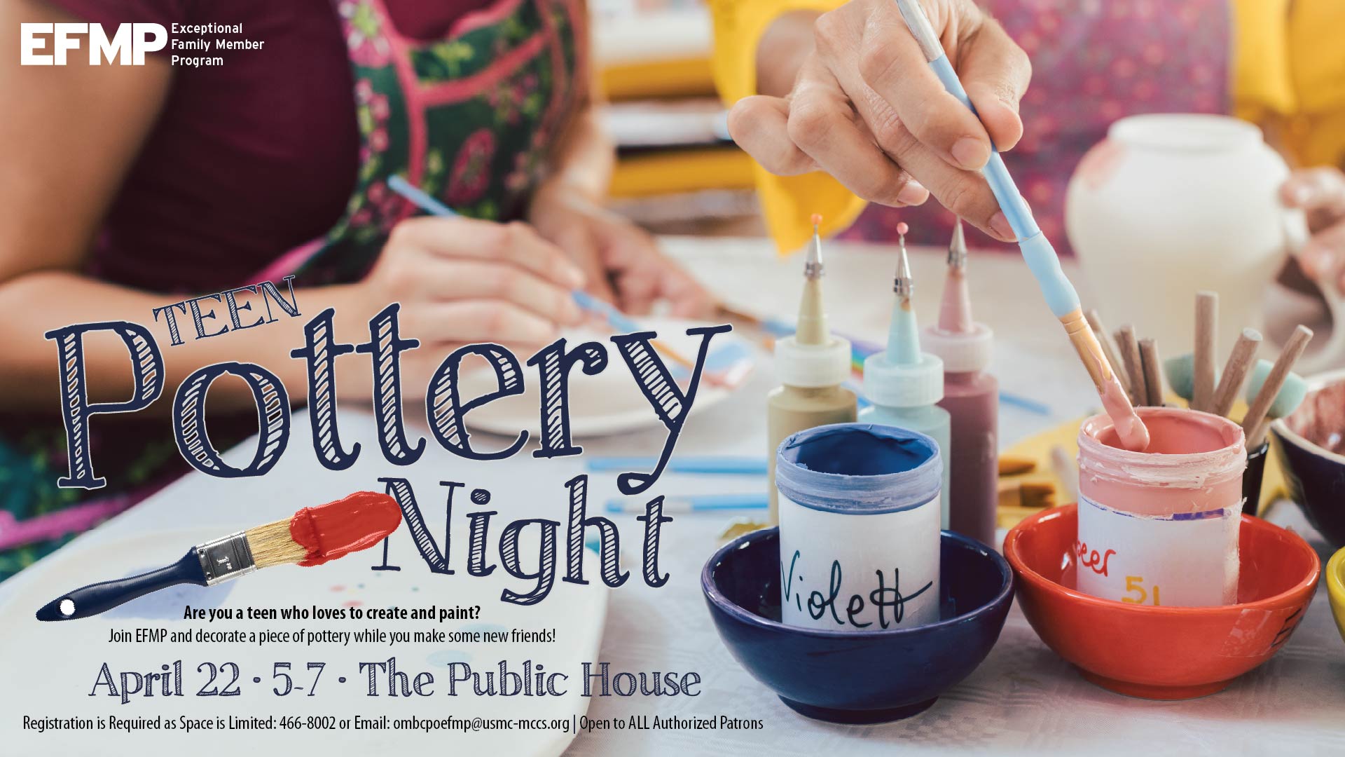 Teen Pottery Night