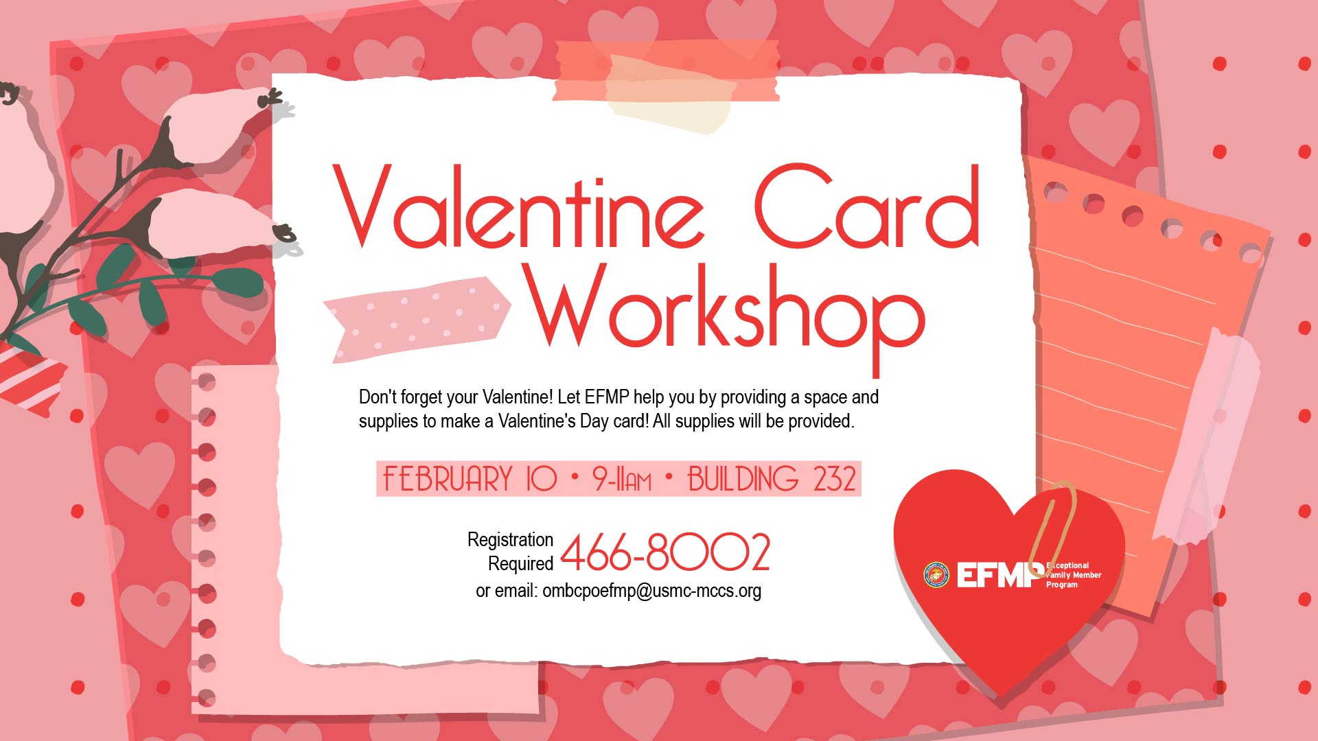 Valentine Card Workshop