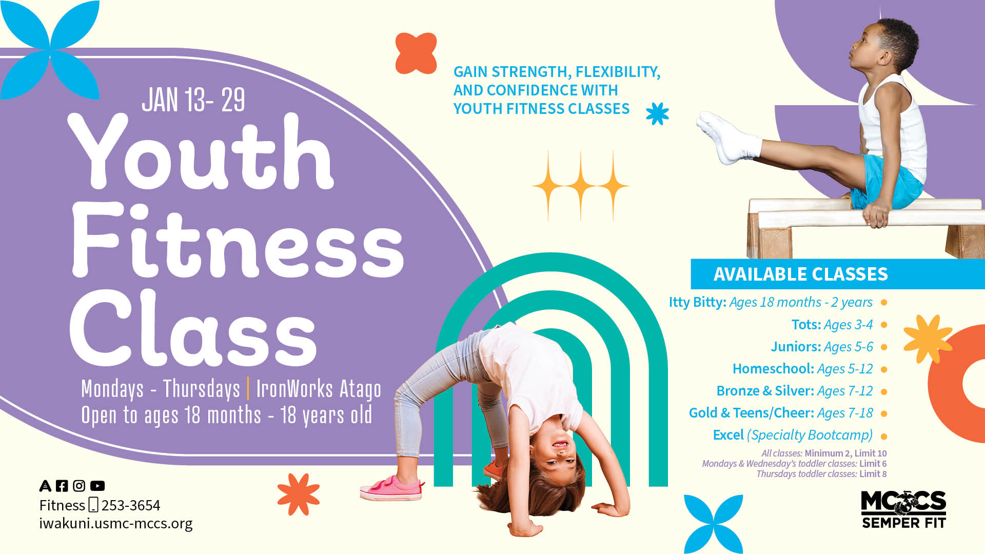 Youth Fitness Classes - January