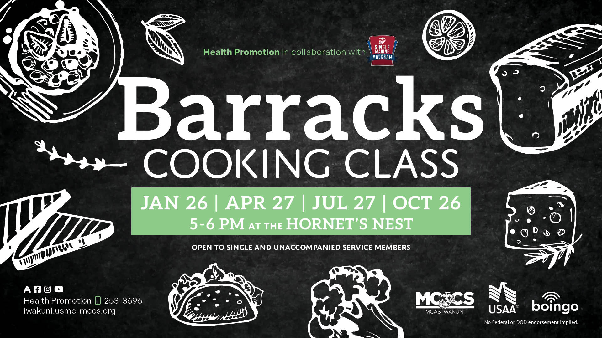 SMP - Barracks Cooking Class