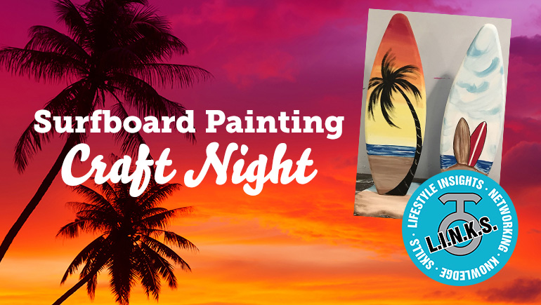 Surfboard Painting Craft Night