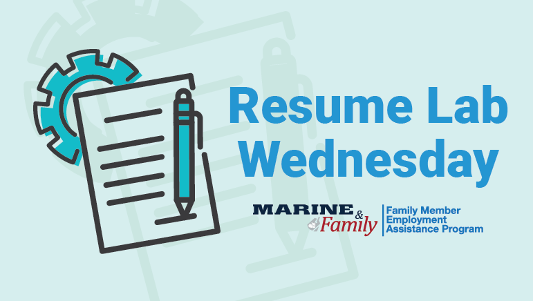 Resume Lab Wednesday